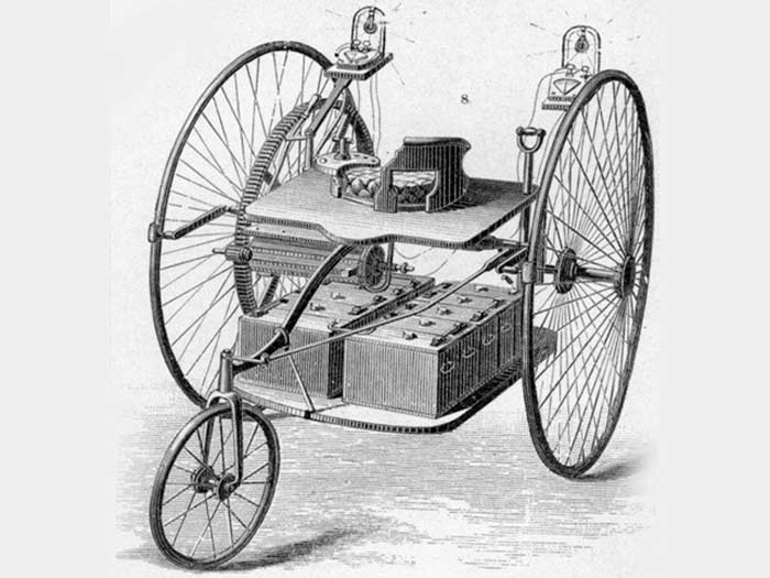 Фото первого электромобиля