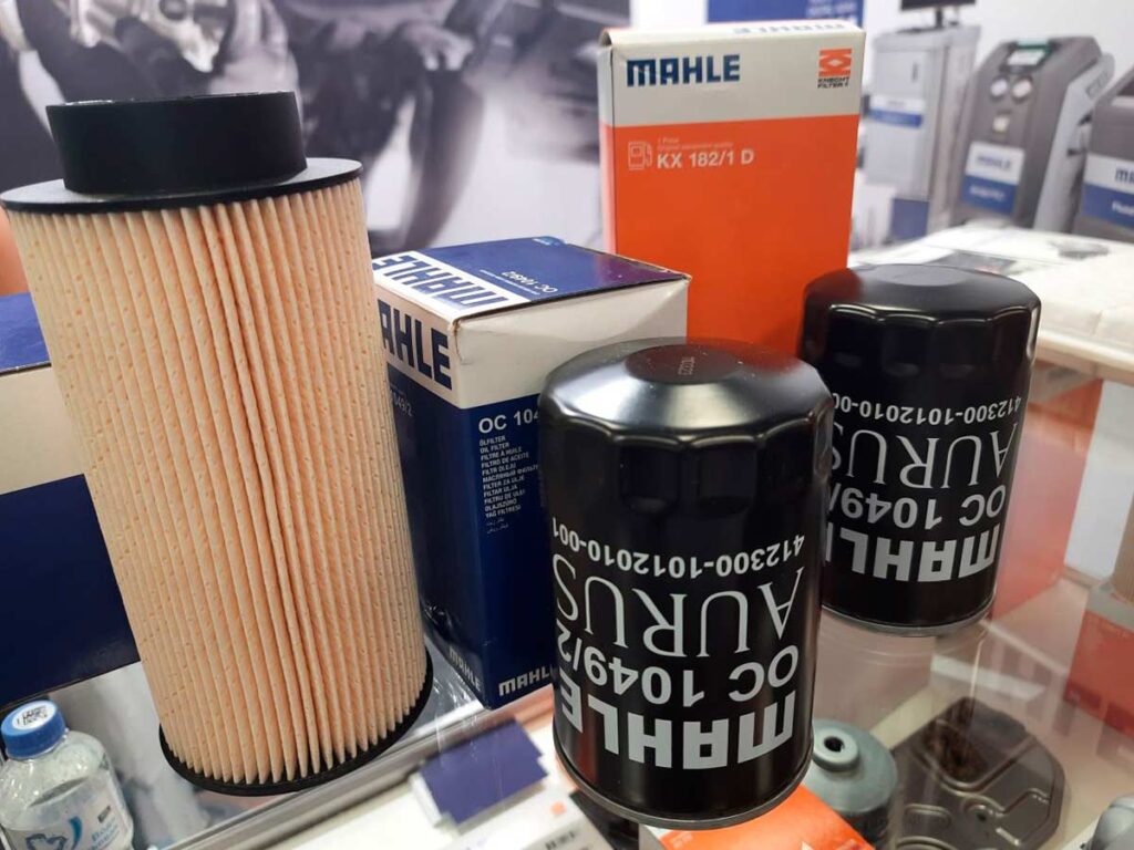 На стенде компании MAHLE не только была представлена продукция бренда, но и состоялась презентация новинки – фильтров для автомобилей AURUS